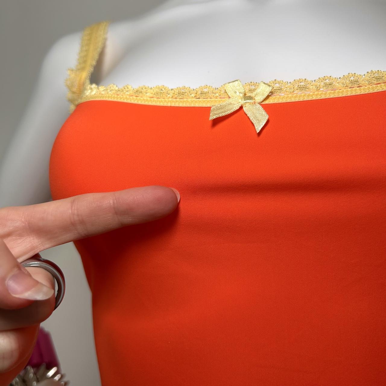 Blumarine Y2K Orange Cami (M)