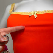Blumarine Y2K Orange Cami (M)