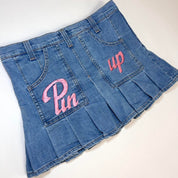 D&G Dolce & Gabbana Y2K "Pin up" Denim Skirt (S)