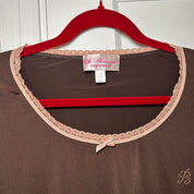 Blumarine Y2K Brown and Pink Top (S/M)