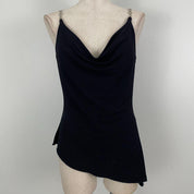 Chain Strap Slinky Asymmetrical Tank (M)
