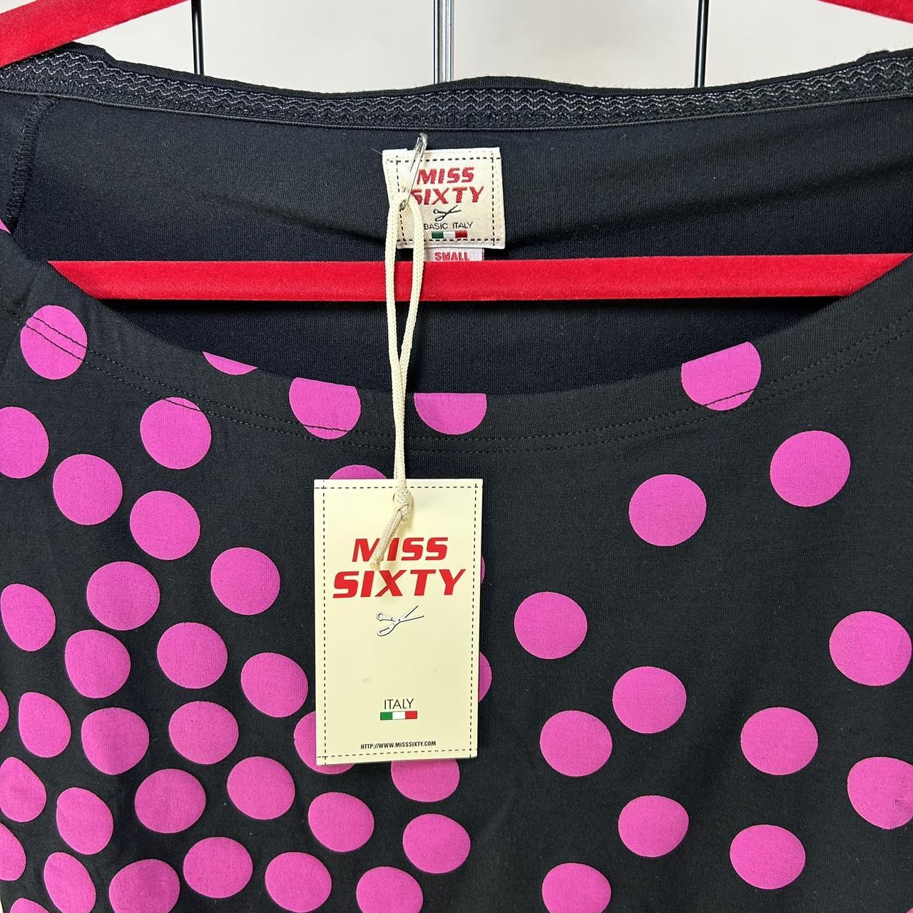 NWT Miss Sixty Polka Dot Top (S)