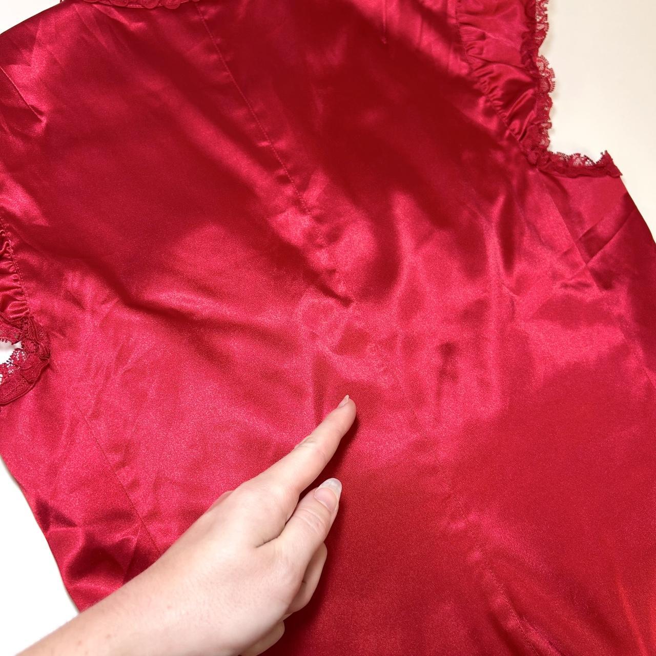 Moda International Y2K Red Corset Top (M)
