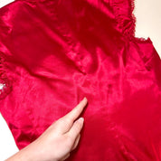 Moda International Y2K Red Corset Top (M)