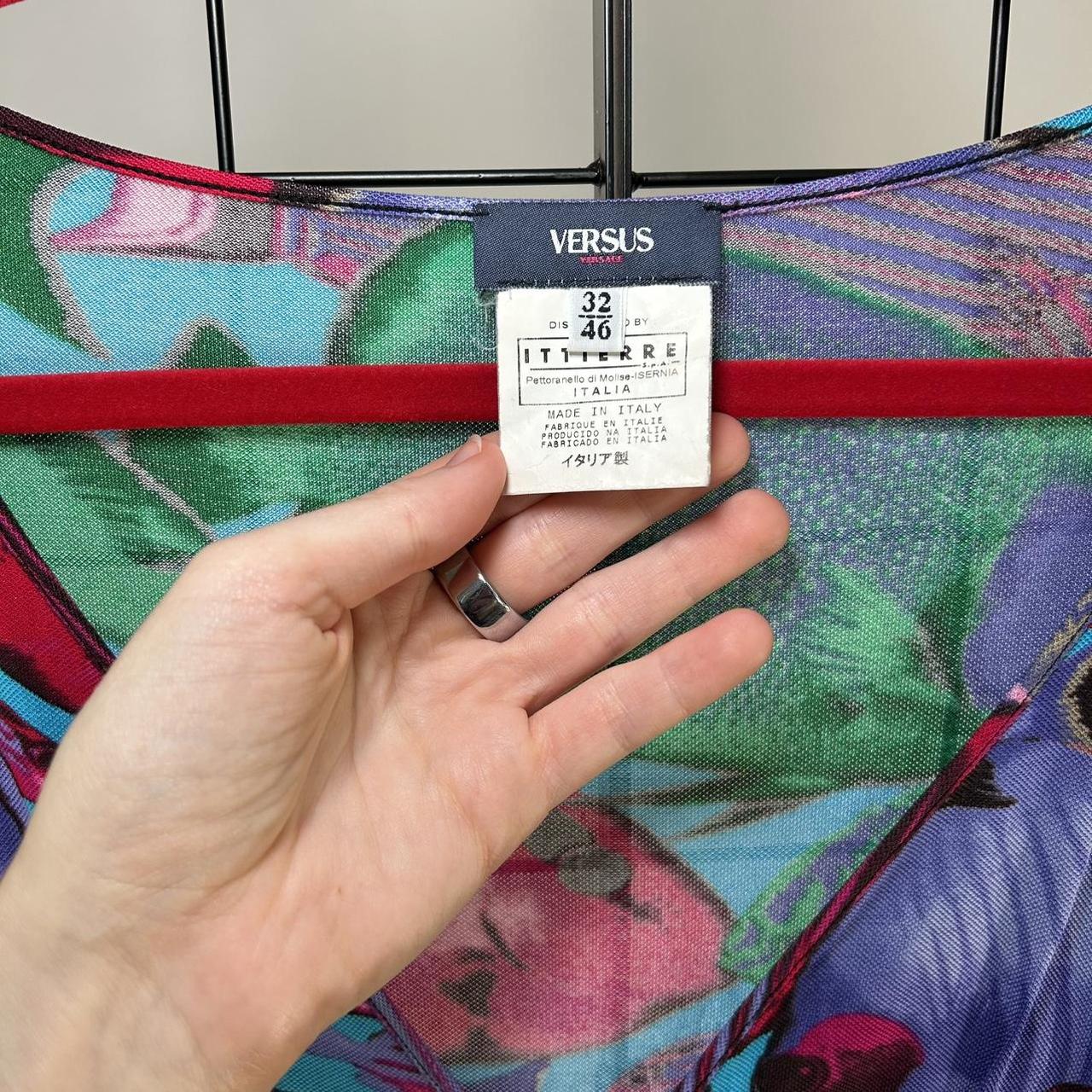 2005 Versace Fish Print Top (M)