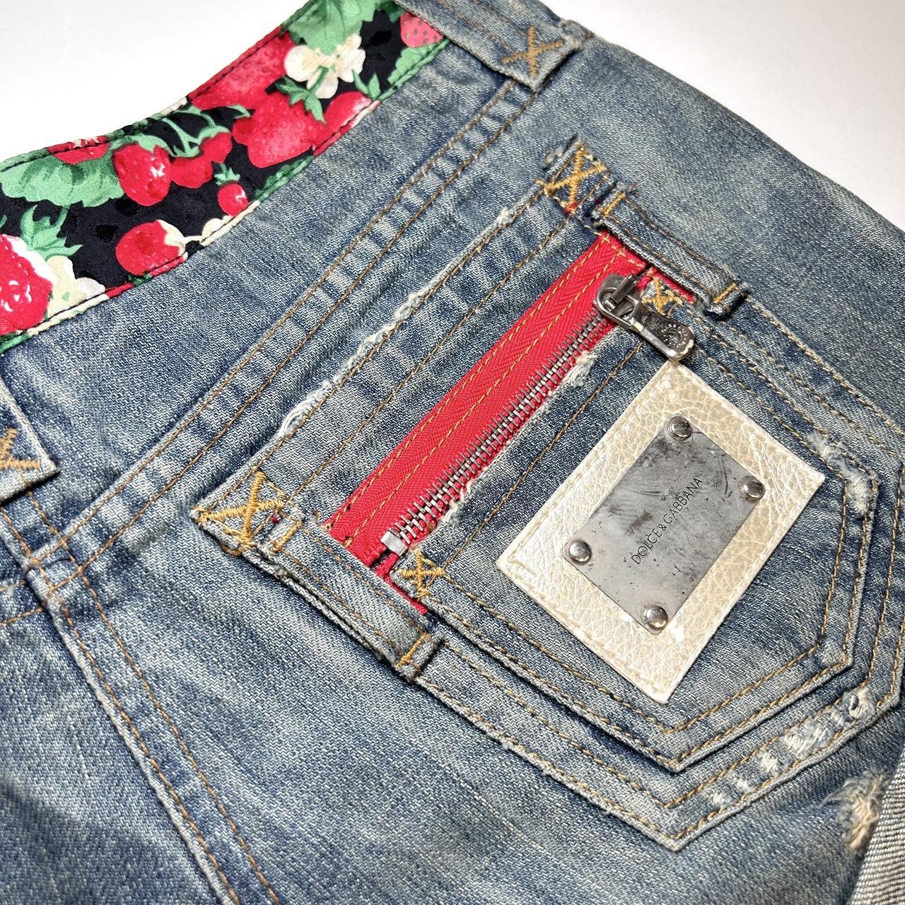 D&G Dolce & Gabbana Y2K Strawberry Shorts (S)