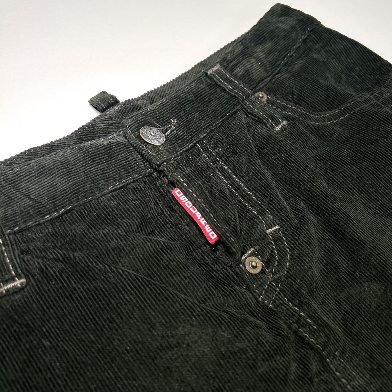 Dsquared2 Green Corduroy Mini Skirt (XS/S)