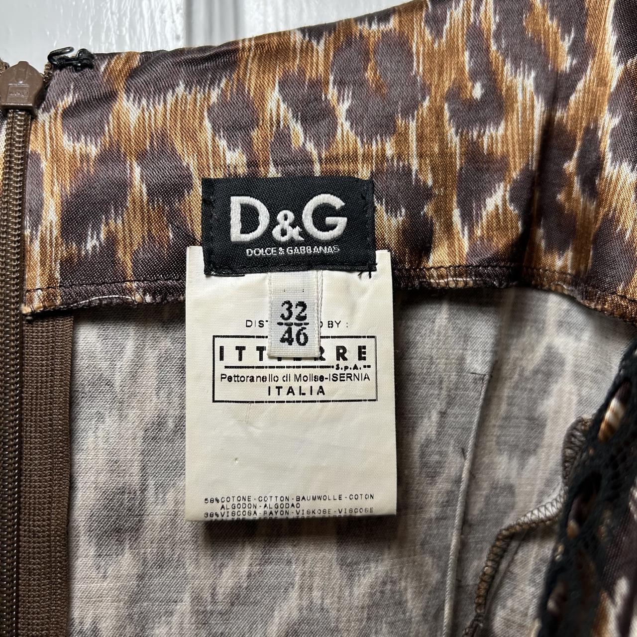 D&G Dolce & Gabbana Leopard Dress (M)