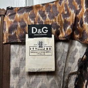 D&G Dolce & Gabbana Leopard Dress (M)