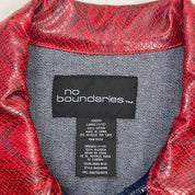 Y2K Snakeskin Pant & Jacket Set (L)