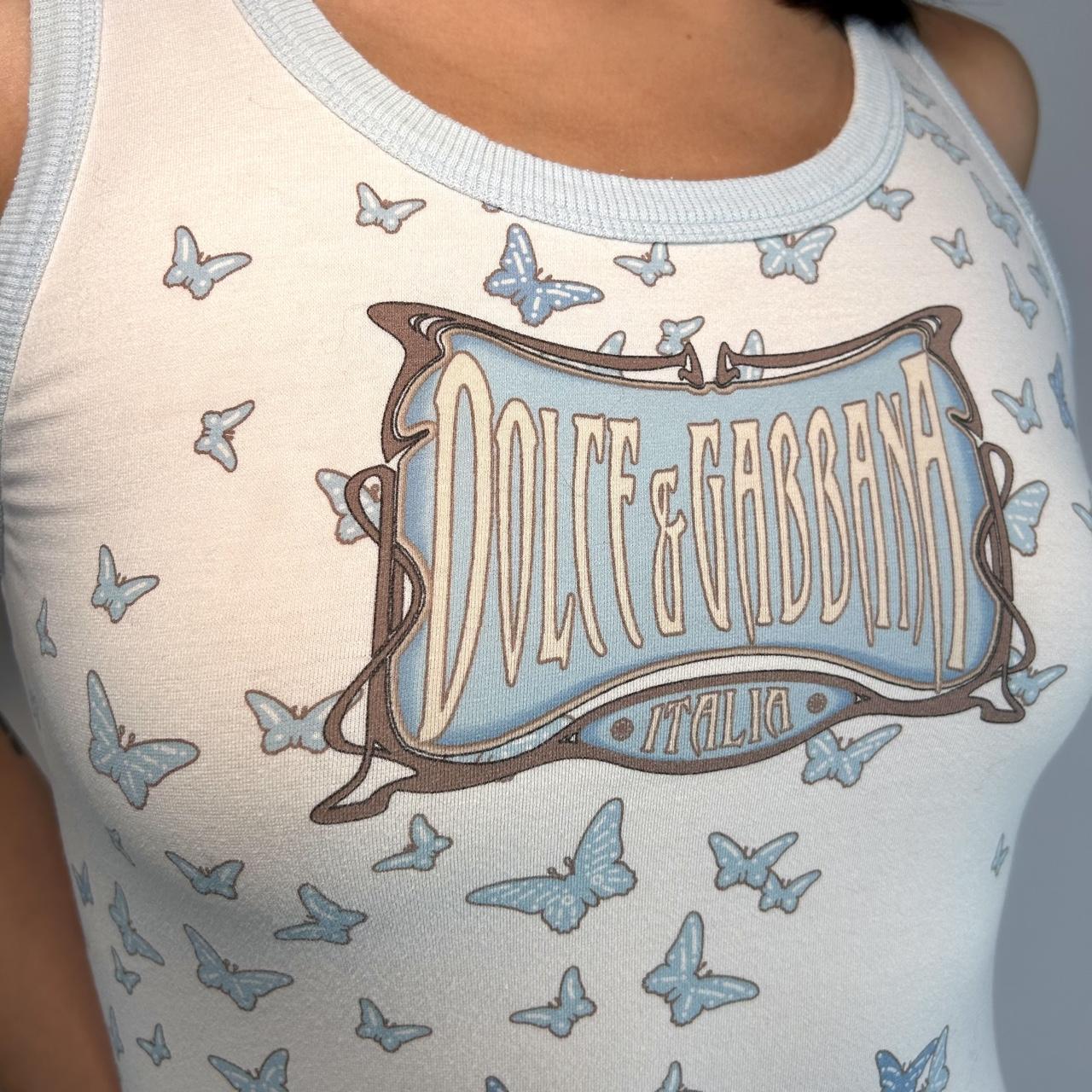 D&G Dolce & Gabbana Y2K Butterfly Top (S)