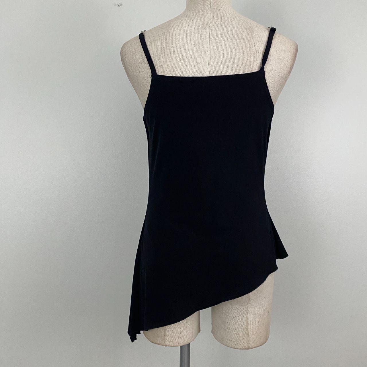 Chain Strap Slinky Asymmetrical Tank (M)