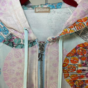 Galliano Vintage Gazette Print Hoodie (M)