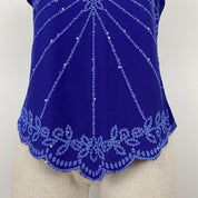 2000's Embellished Scalloped Tank Top (M)