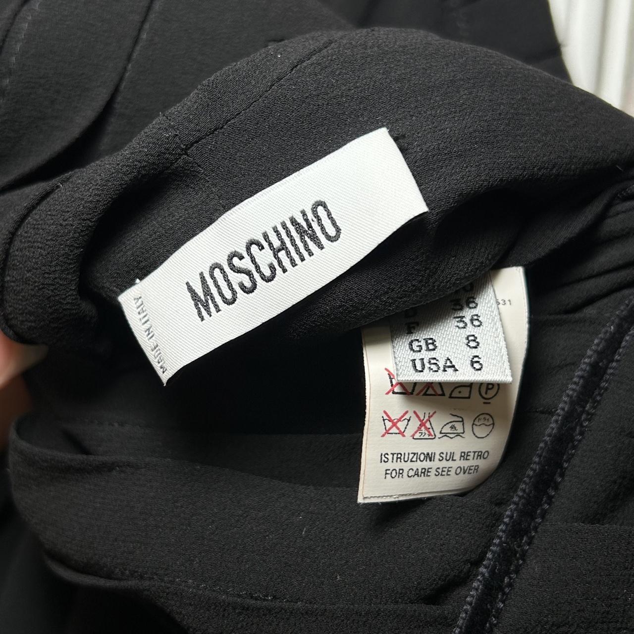 Moschino 100% Silk Black Dress (S)