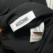 Moschino 100% Silk Black Dress (S)