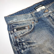 D&G Dolce & Gabbana Y2K Denim Mini Skirt (S)