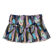 Y2K Pastel Print Mini Skirt (L)