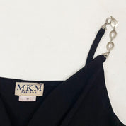 Chain Strap Slinky Asymmetrical Tank (M)