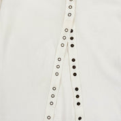 2000's White Mesh Snap Front Top (S)