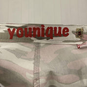 2000s Pink & Green Camo Cargo Capris (S)