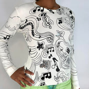 NWT Miss Sixty Y2K Music Top (S)