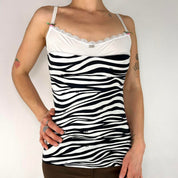 D&G Dolce & Gabbana Y2K Zebra Cami (S/M)