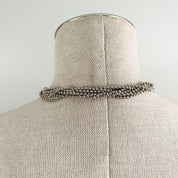 Plum Relic Beaded Necklace