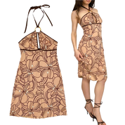 Trina Turk Silk Halter Dress (S)