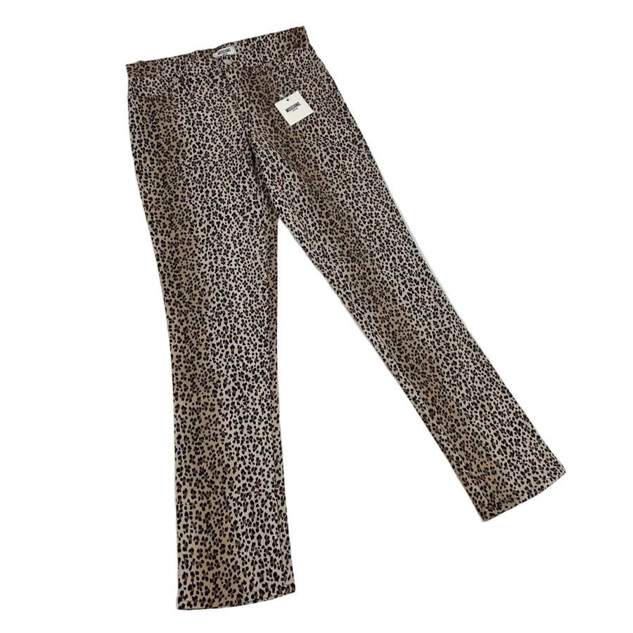 Moschino Leopard Print Jeans (S)