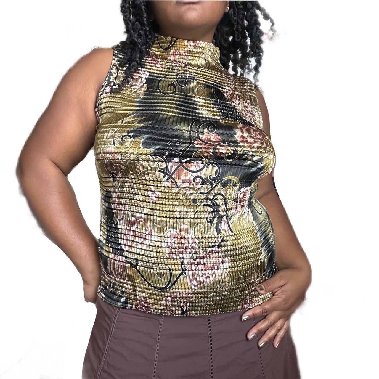 VTG Satin Patterned Tank (L/XL)