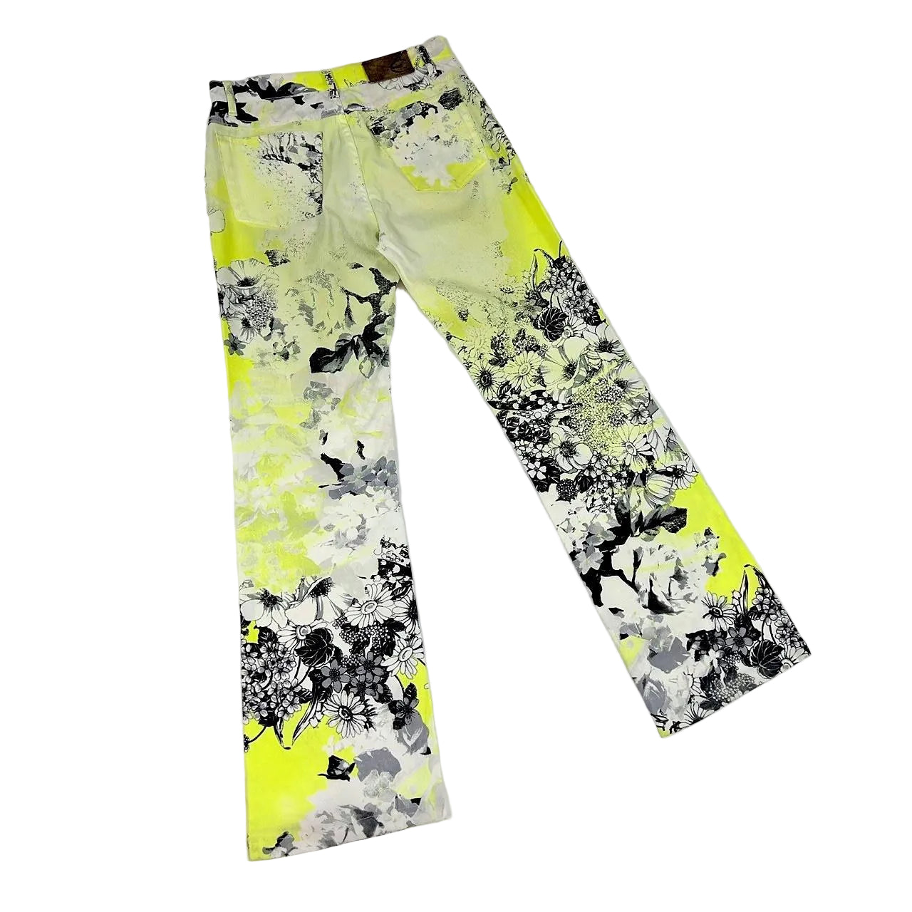 Just Cavalli Neon Floral Jeans (XS)