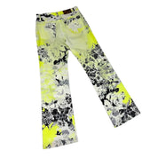 Just Cavalli Neon Floral Jeans (XS)