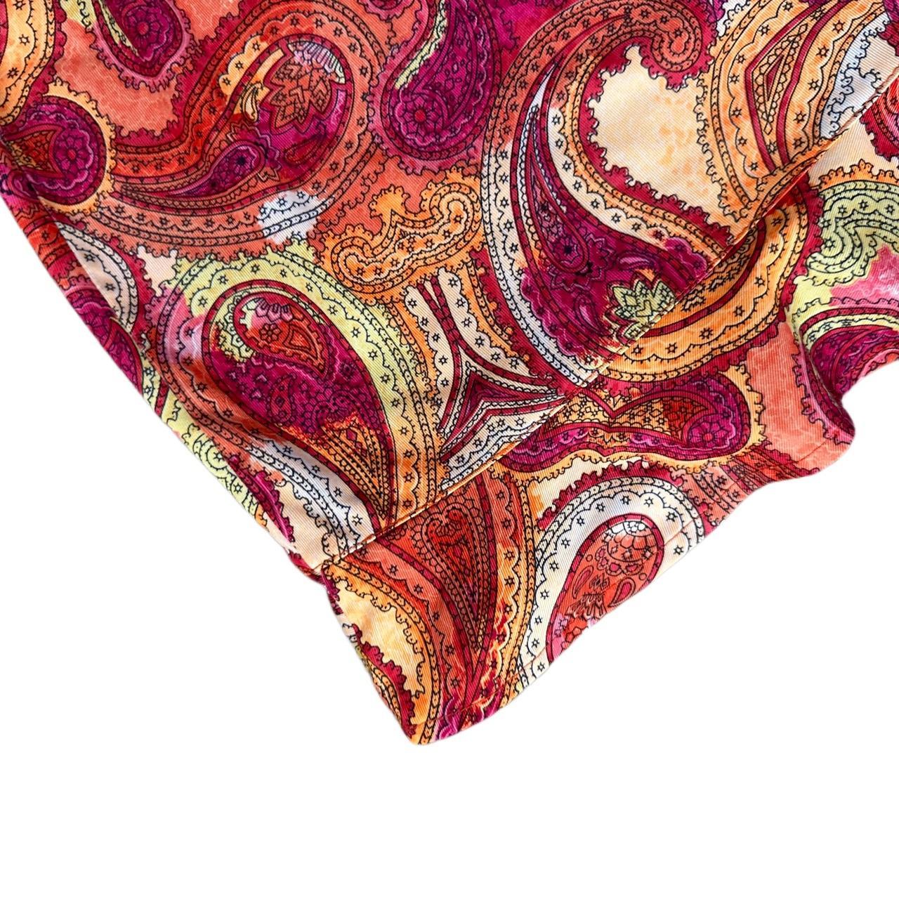 VTG Paisley Pattern Mini Skirt (S)