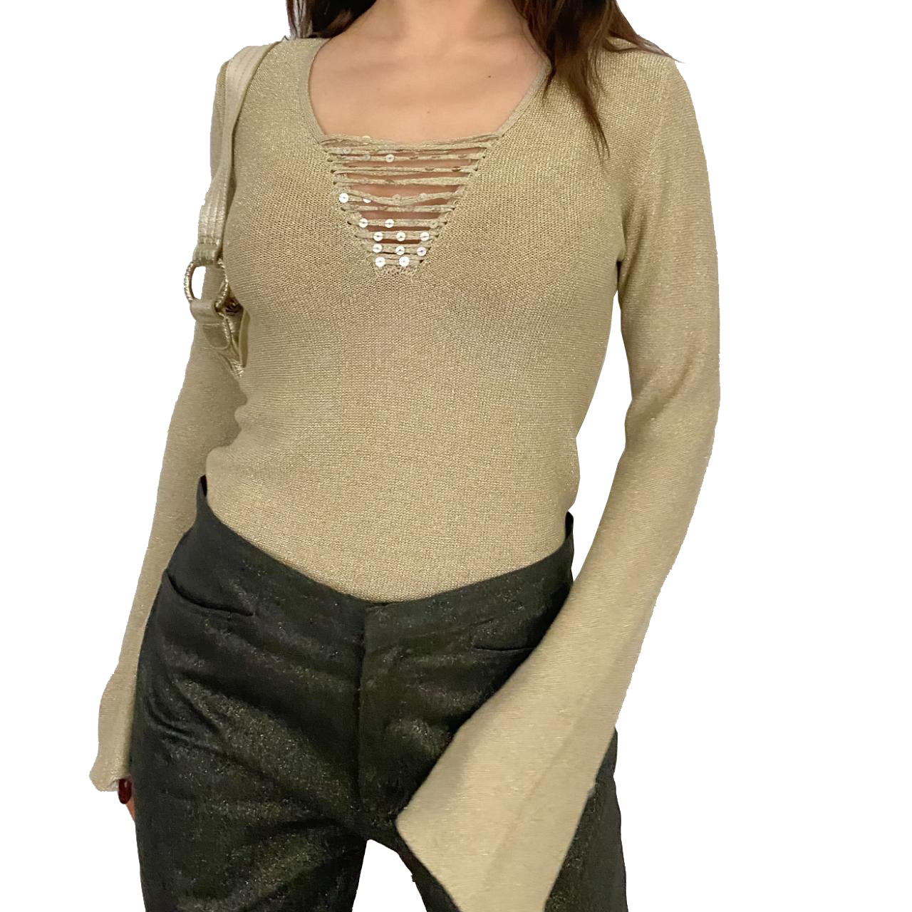 Silk Shimmer Knit (M)