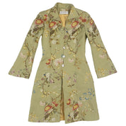 Flower & Butterfly Pistachio Jacket (M)