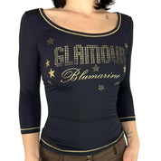 Blumarine Y2K 'GLAMOUR' Top (S)