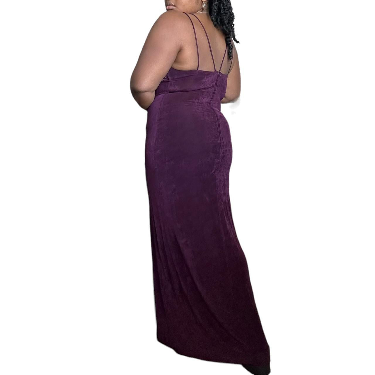 VTG Purple Glitter Gown NWT (XL)