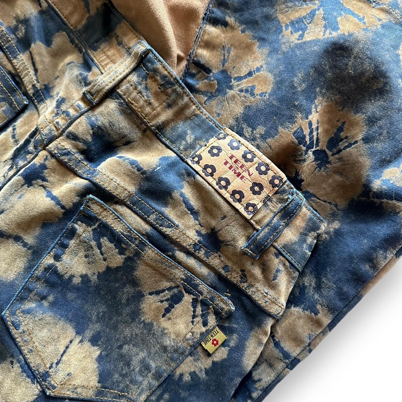Y2K Denim & Suede Maxi Skirt (S/M)