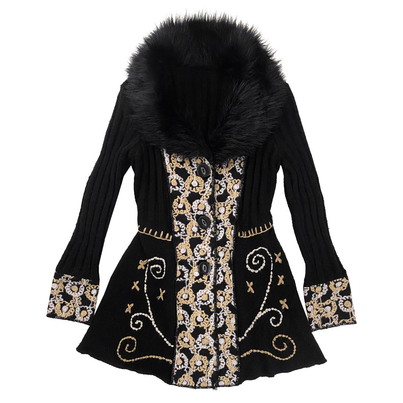 Penny Lane Faux Fur Duster (S)