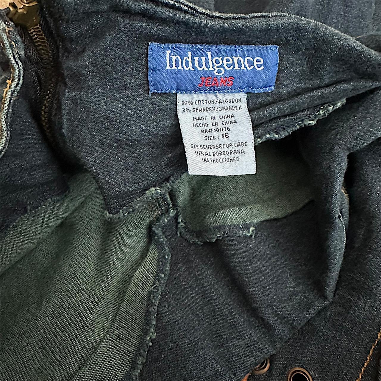 VTG Dark Wash Corset Pants (M)