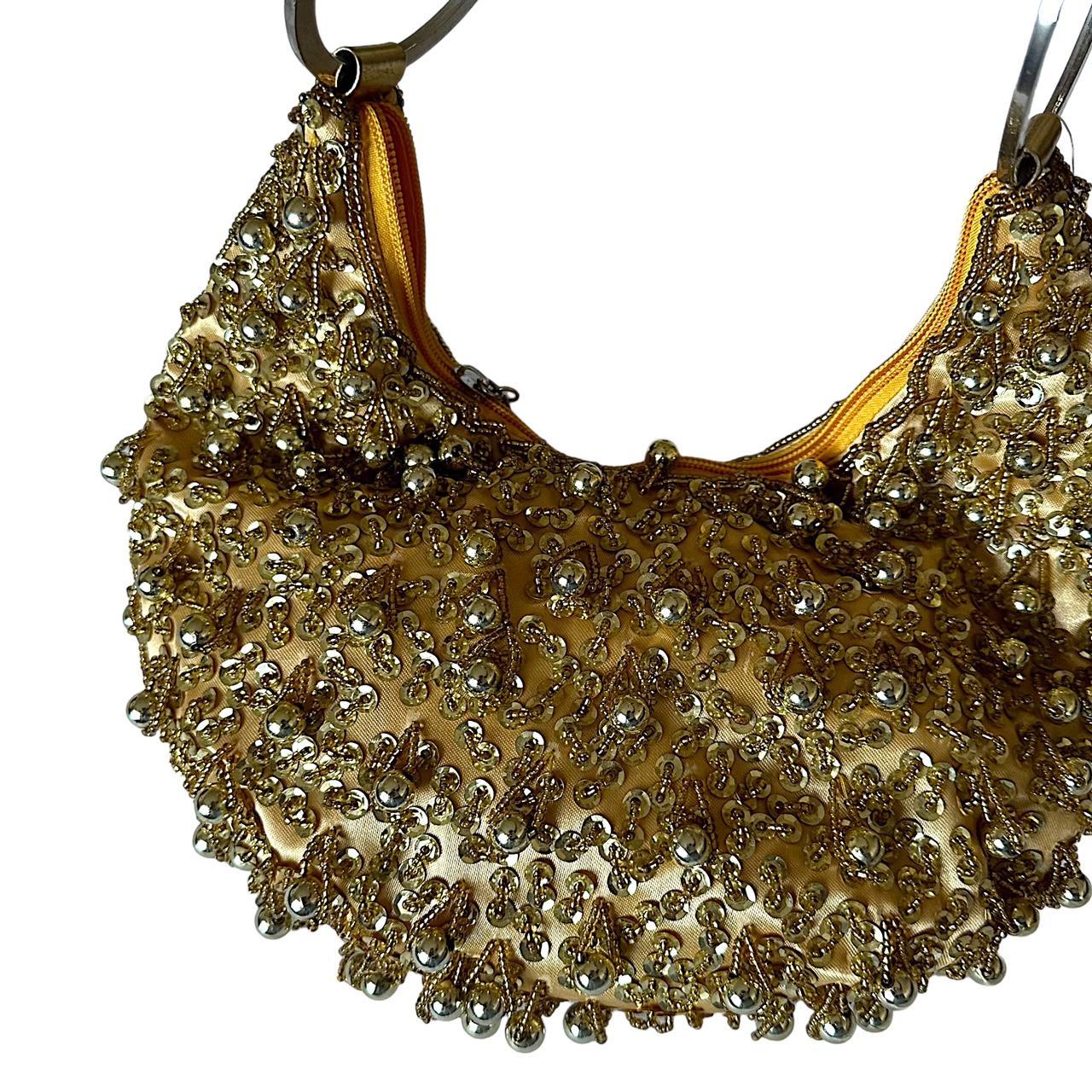 Deadstock Gold Beaded Mini Bag