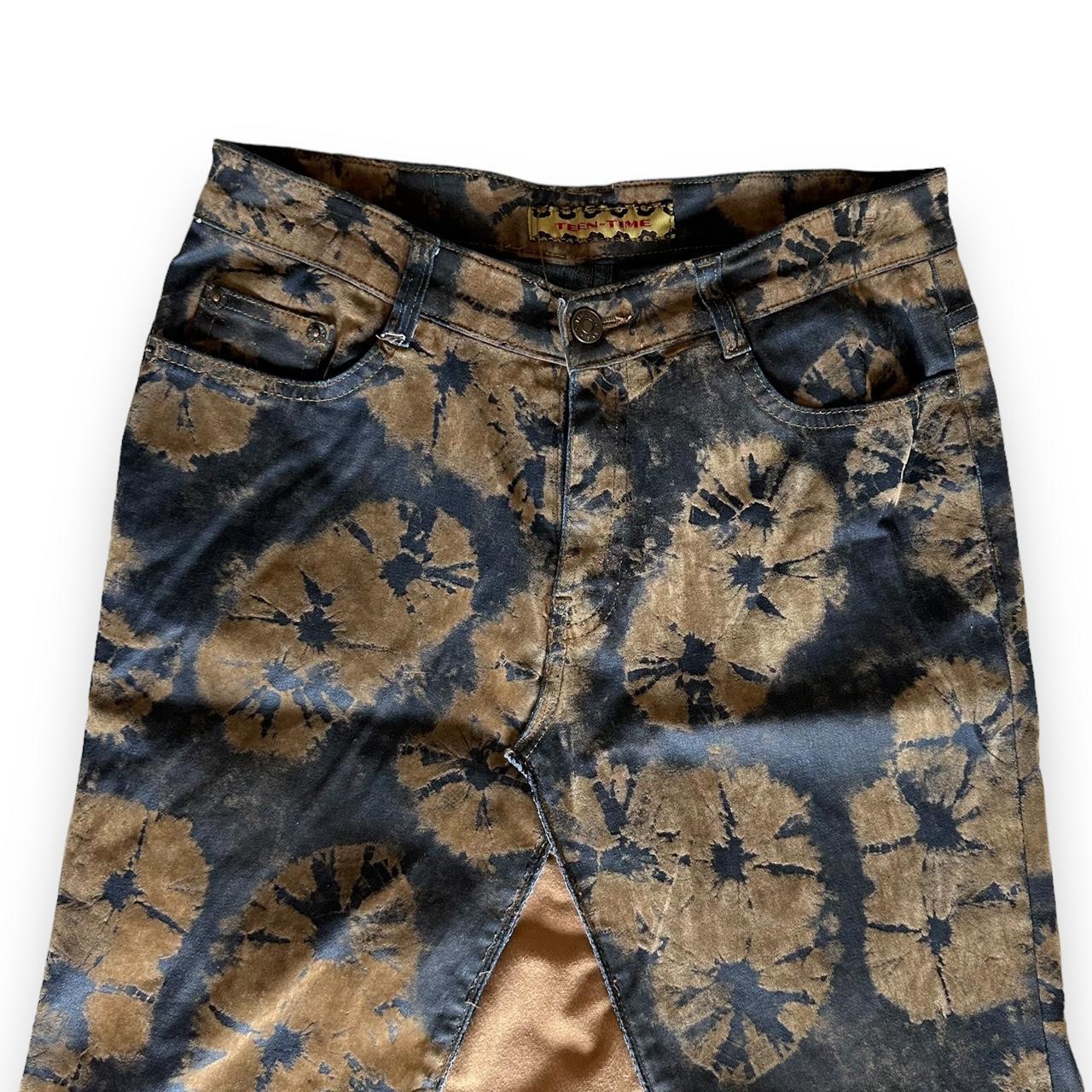 Y2K Denim & Suede Maxi Skirt (S/M)