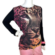 Moschino Cheap & Chic Cheetah Long Sleeve (M)