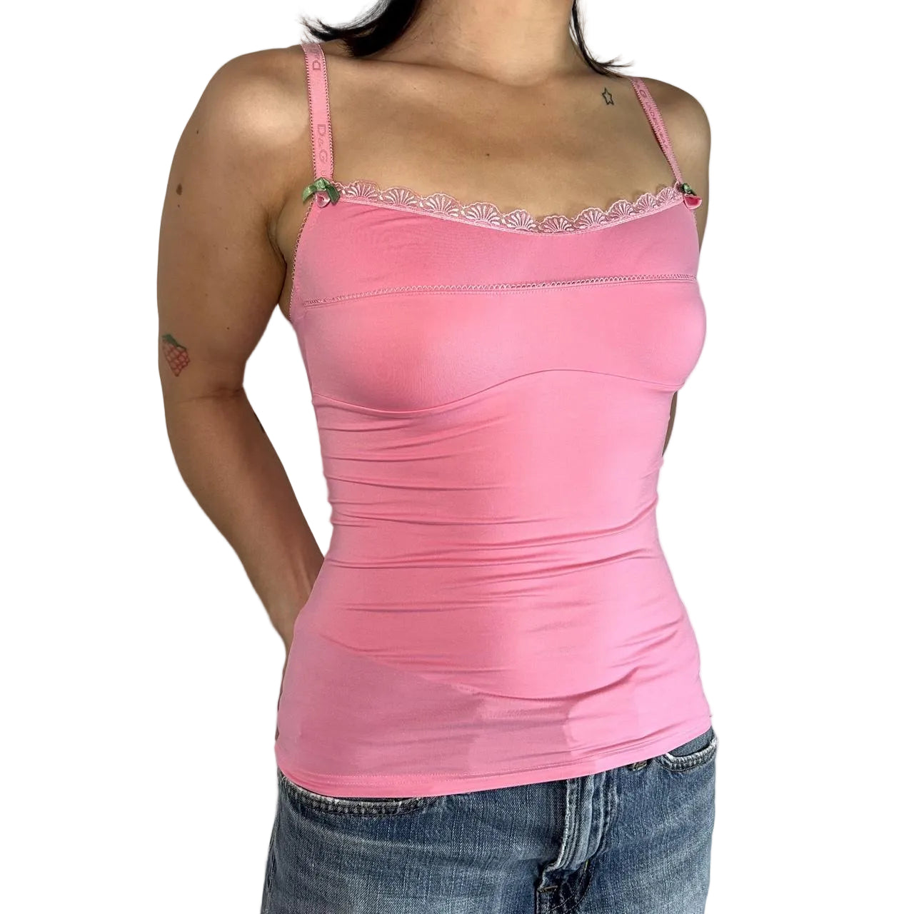 D&G Dolce & Gabbana Y2K Pink Cami (XS)