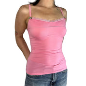 D&G Dolce & Gabbana Y2K Pink Cami (XS)