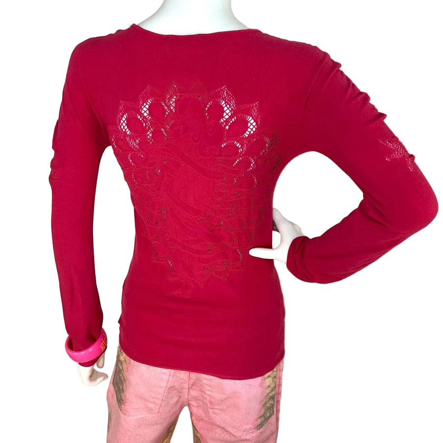 Moschino Jeans Fishnet Long Sleeve (M)