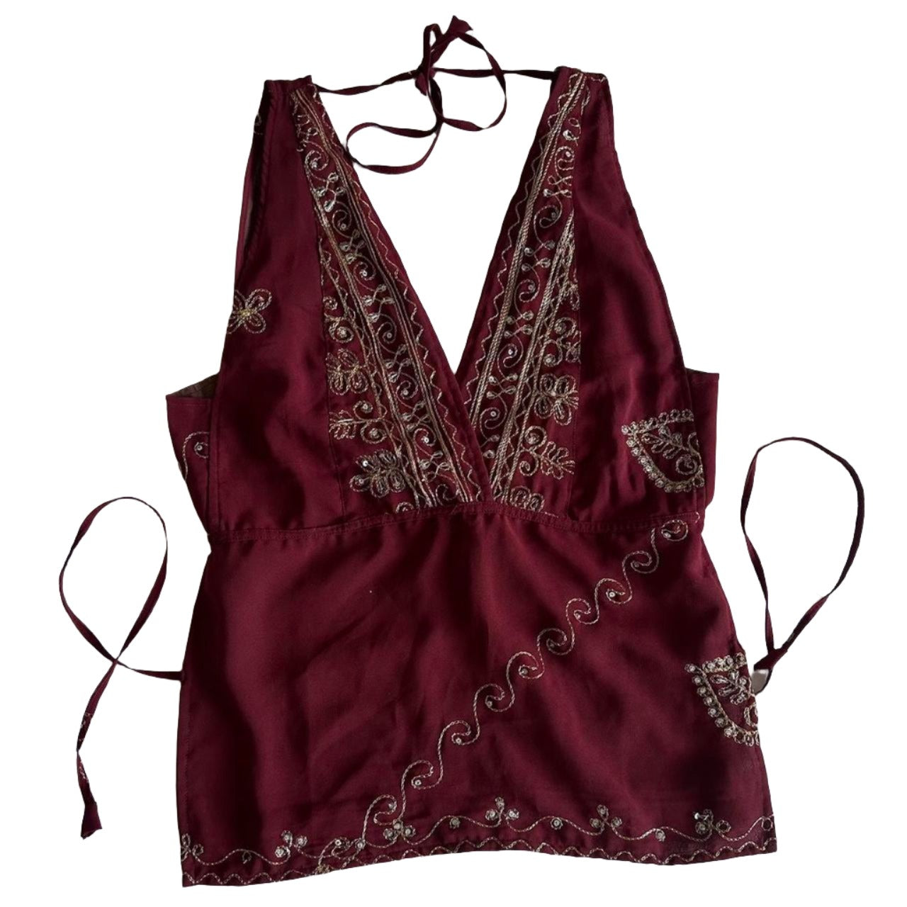 VTG Backless Halter Top (S/M)