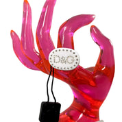 NWT D&G Dolce & Gabbana White Rhinestone Ring (8)