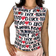 Blumarine Blugirl Notebook Tank Top (S/M)